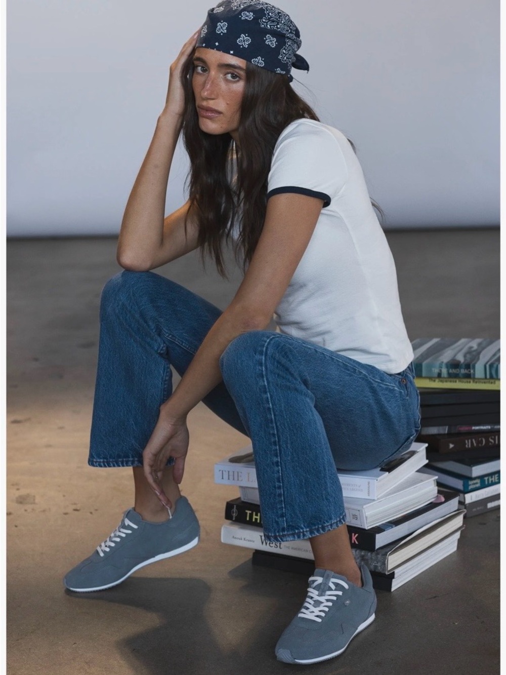 Wolf and Shepherd Pacer Light Sneaker in Grey